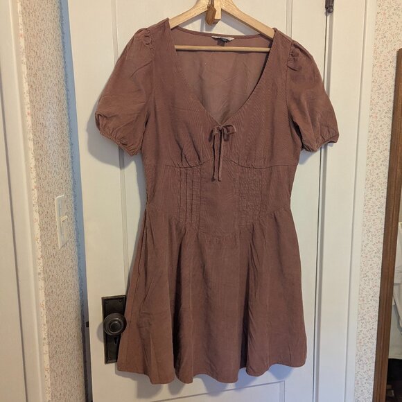 American Eagle V-Neck Mini Dress, NWOT, Size L - Picture 3 of 4